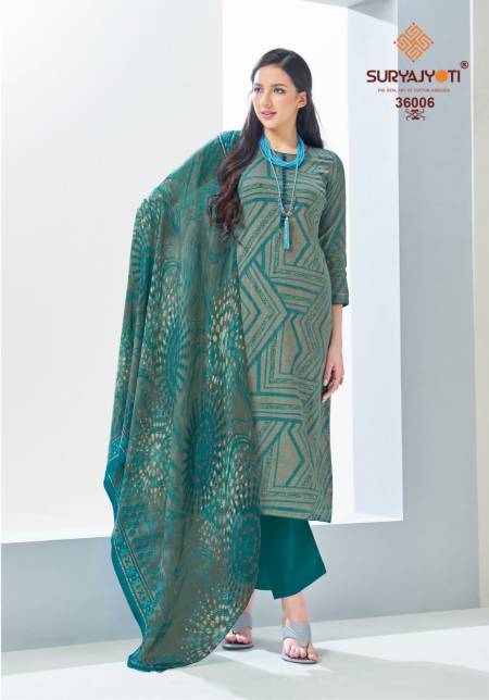 Suryajyoti Naishaa Vol 36 Printed Cotton Dress Material Catalog
